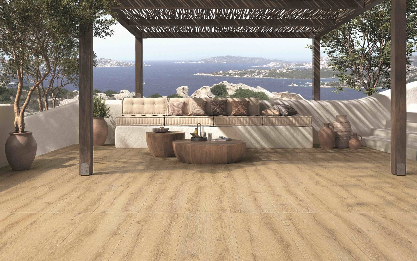 Simplicité au Thor: Simplifiez votre espace extérieur avec ce carrelage au Thor