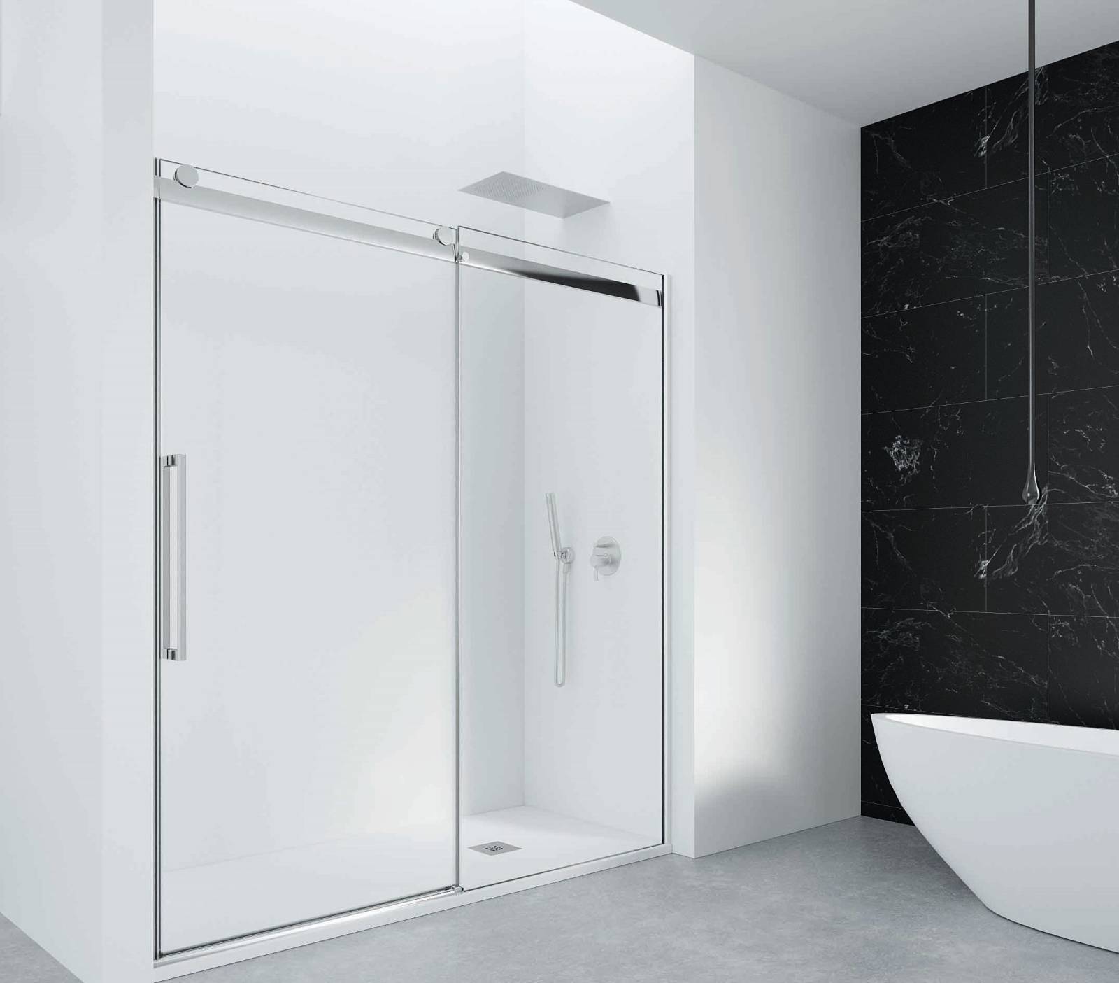 Paroi de Douche Coulissante pour un Matin Magique à Piolenc