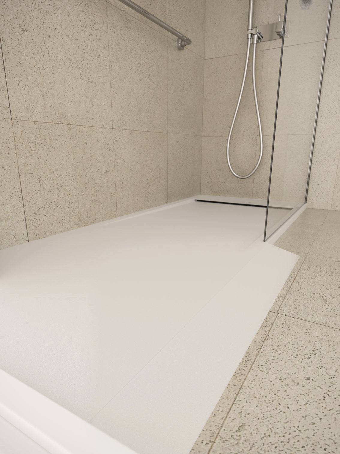 Confort à Pierrelatte: Transformez votre routine avec ce receveur de douche en résine